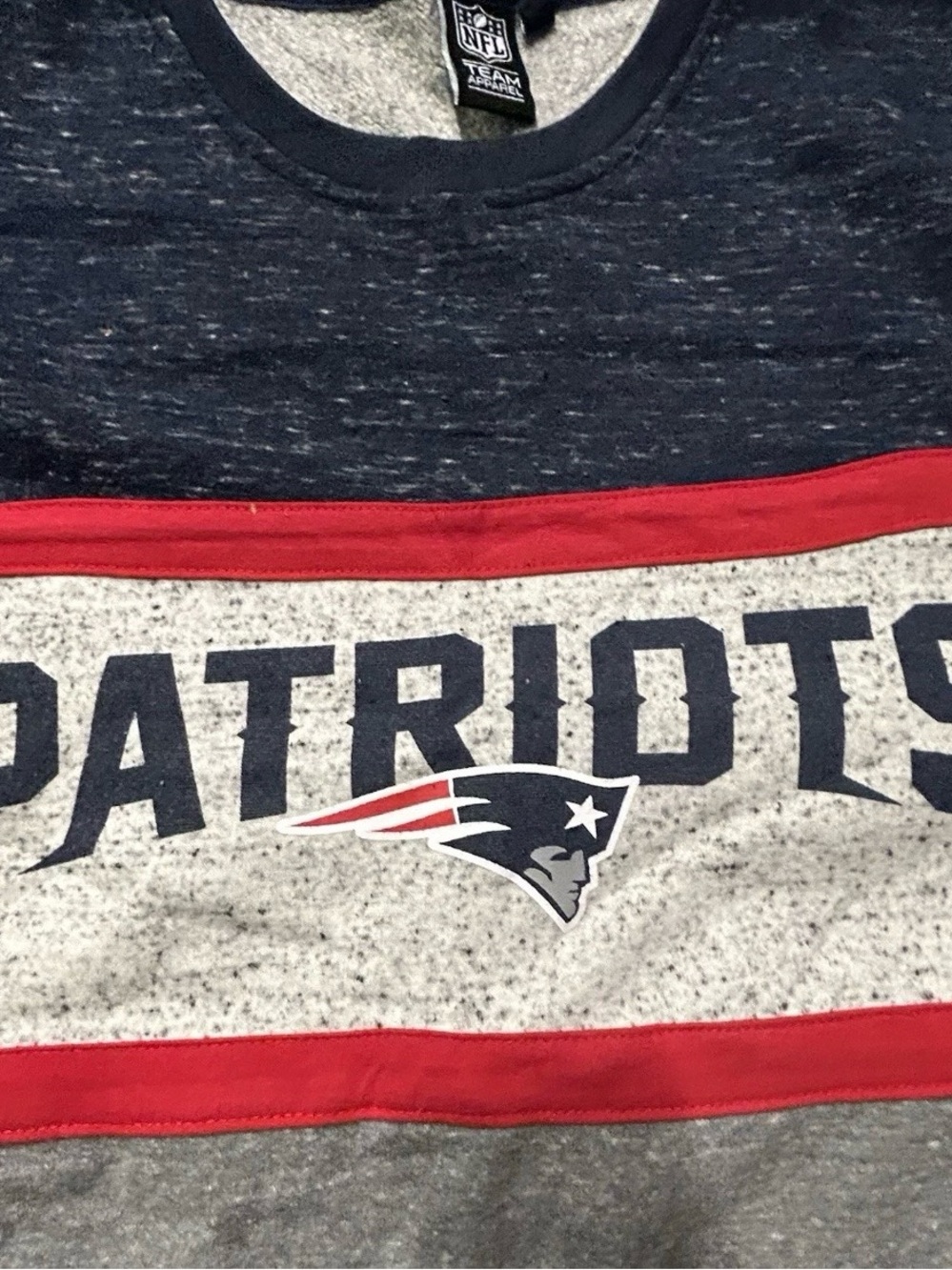 Men’s New England Patriots Football Crewneck Sweatshirt Size XL - Picture 3 of 5